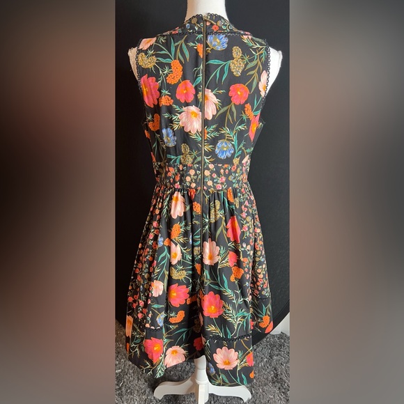 Kate Spade Black Floral Dress - Picture 2 of 5